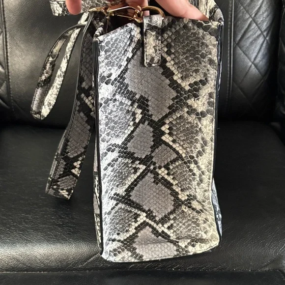 Jason Wu EUC Snakeskin Pattern Women's Bag - Black and Gray - Picture 10 of 13